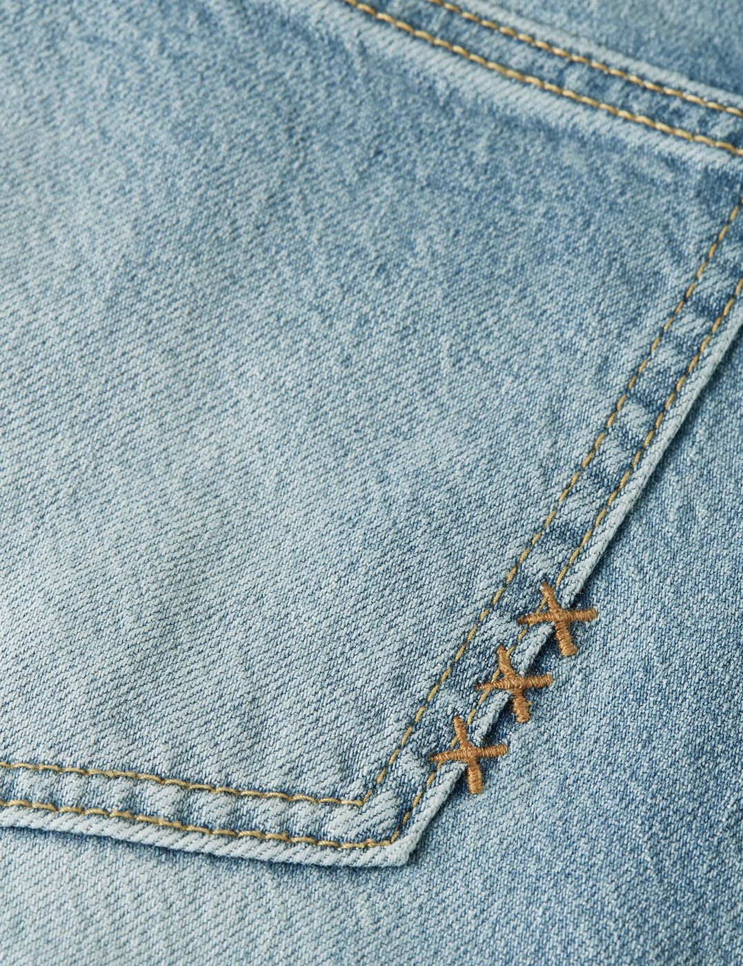 The Sky Straight Jeans With Tie Detail - Dark Spotlight