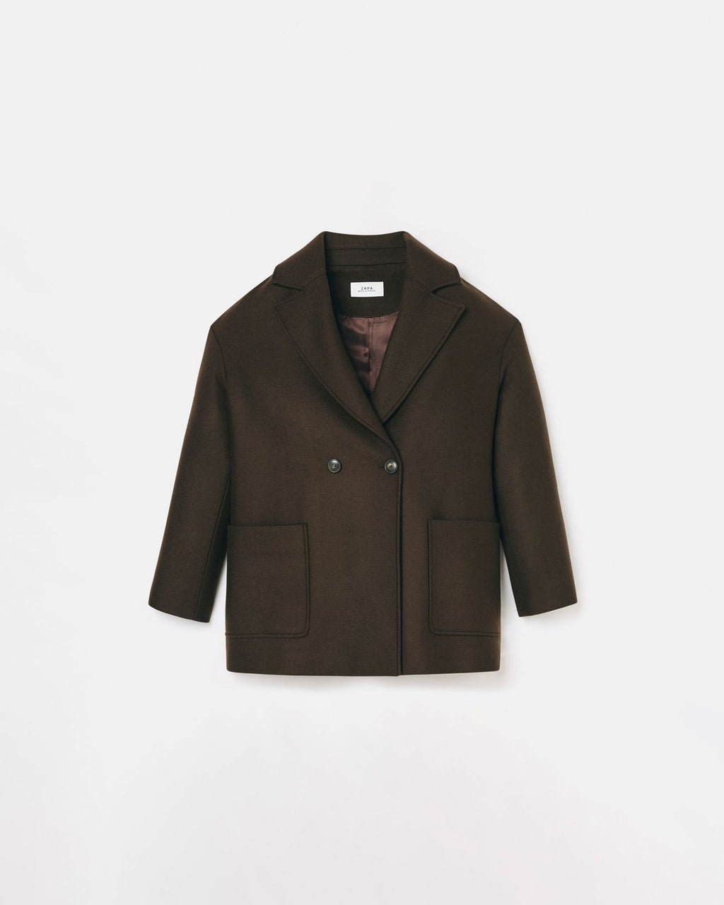 Short chocolate coat_5