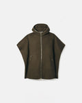 Khaki double-sided cape_1