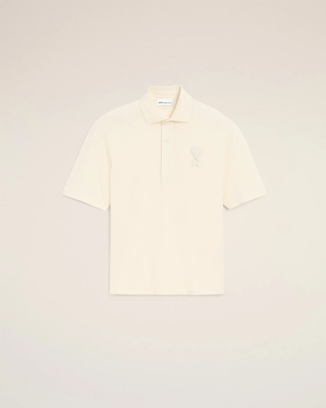 Ami Paris - Polo Ami De Coeur À Coupe Boxy
