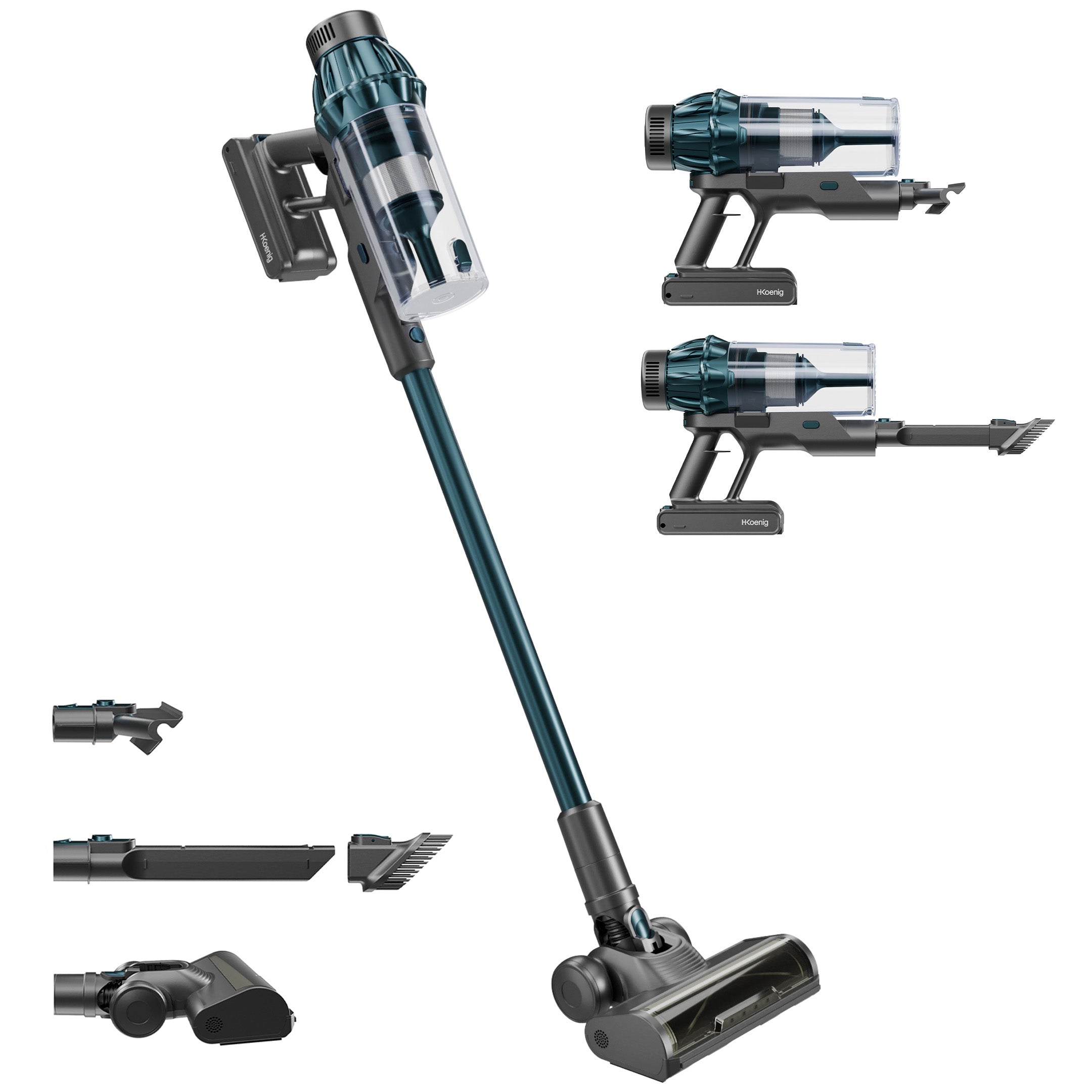 2-in-1 Cordless Stick Vacuum Power+ - Blue