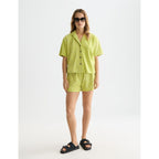 Short Towelling - Green Oasis