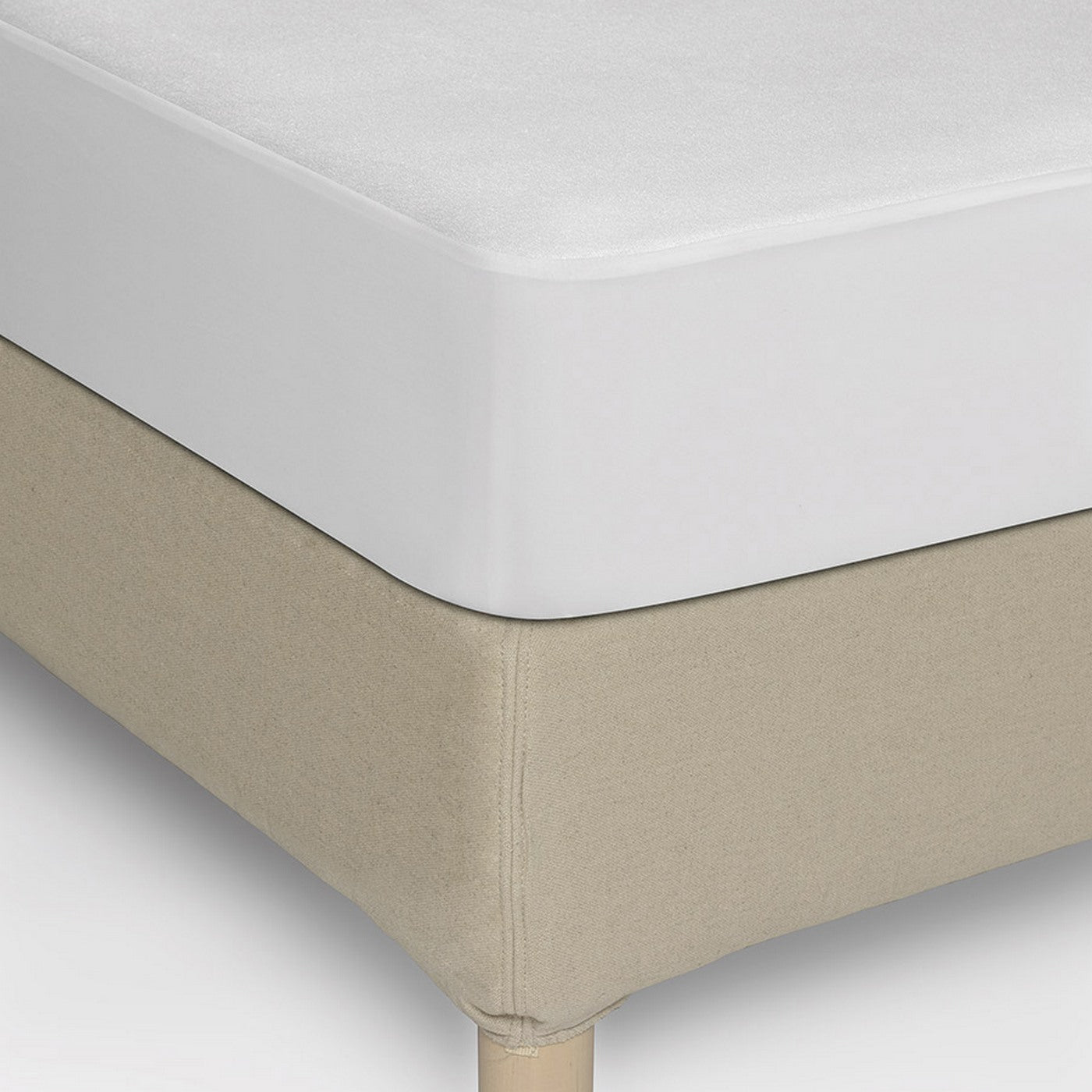 Protector de colchón impermeable, absorbente y antiácaros, blanco