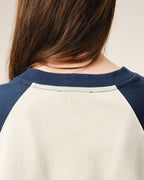T-Shirt Ami de Cœur Crochet – Ami Paris – Blanc & Bleu