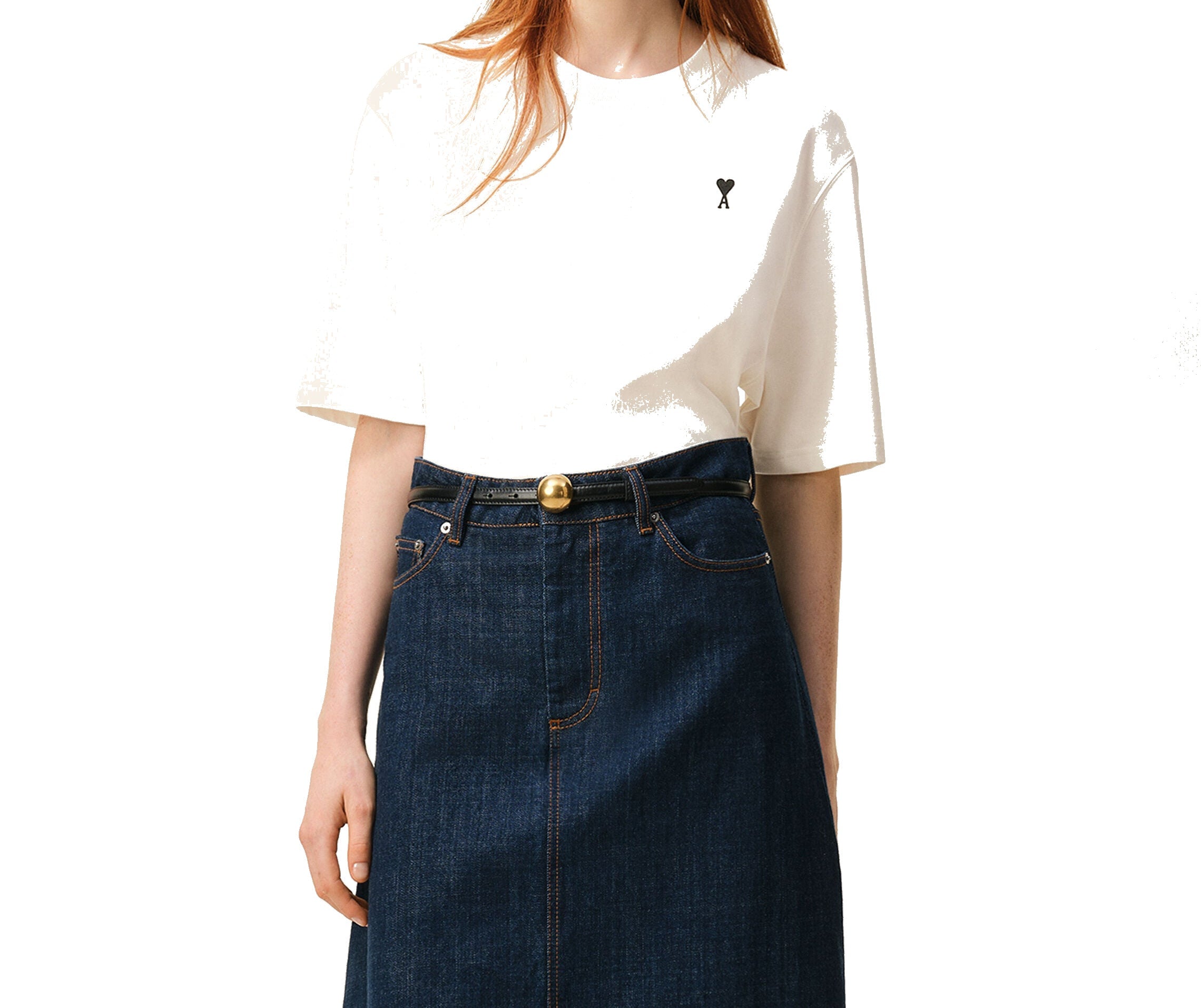 Ami Paris - Place Des Victoires T-Shirt – White