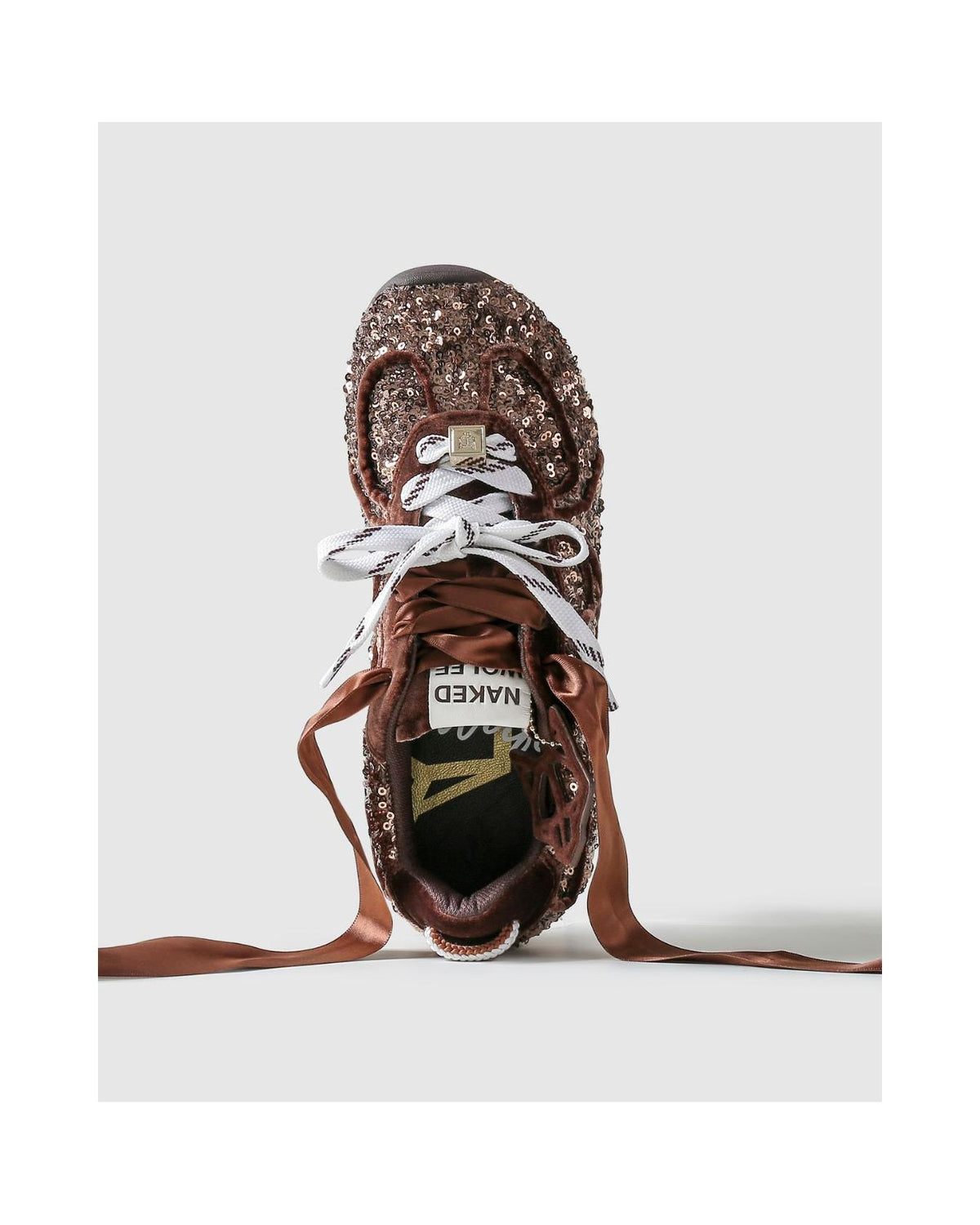 Sneakersy Adored - Brązowe - Damskie