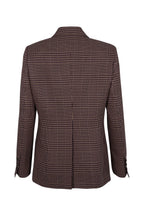 Jacket - Navy and Brown Check - Women