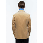 Fursac - Veste Droite En Velours Côtelé - Beige