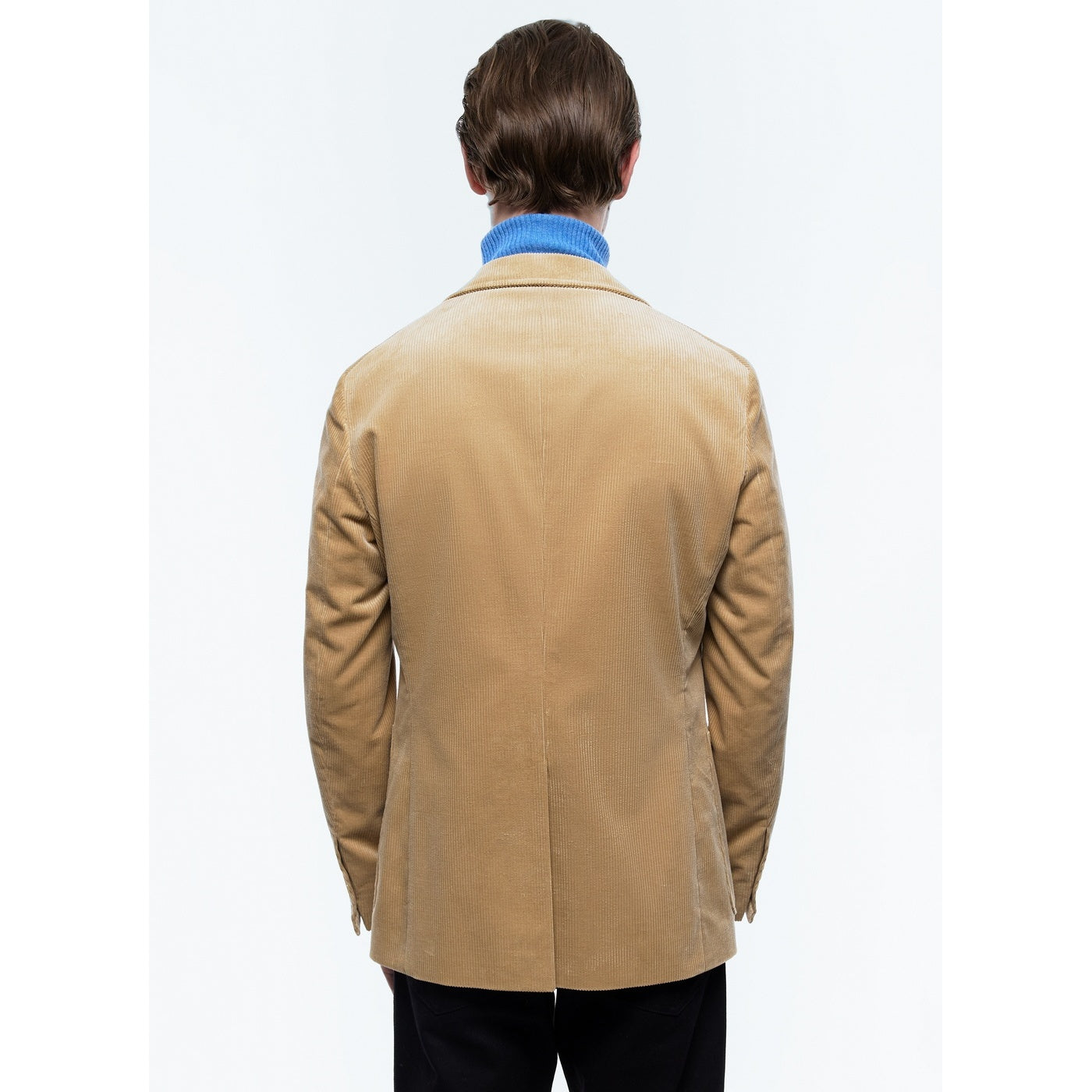 Fursac - Veste Droite En Velours Côtelé - Beige