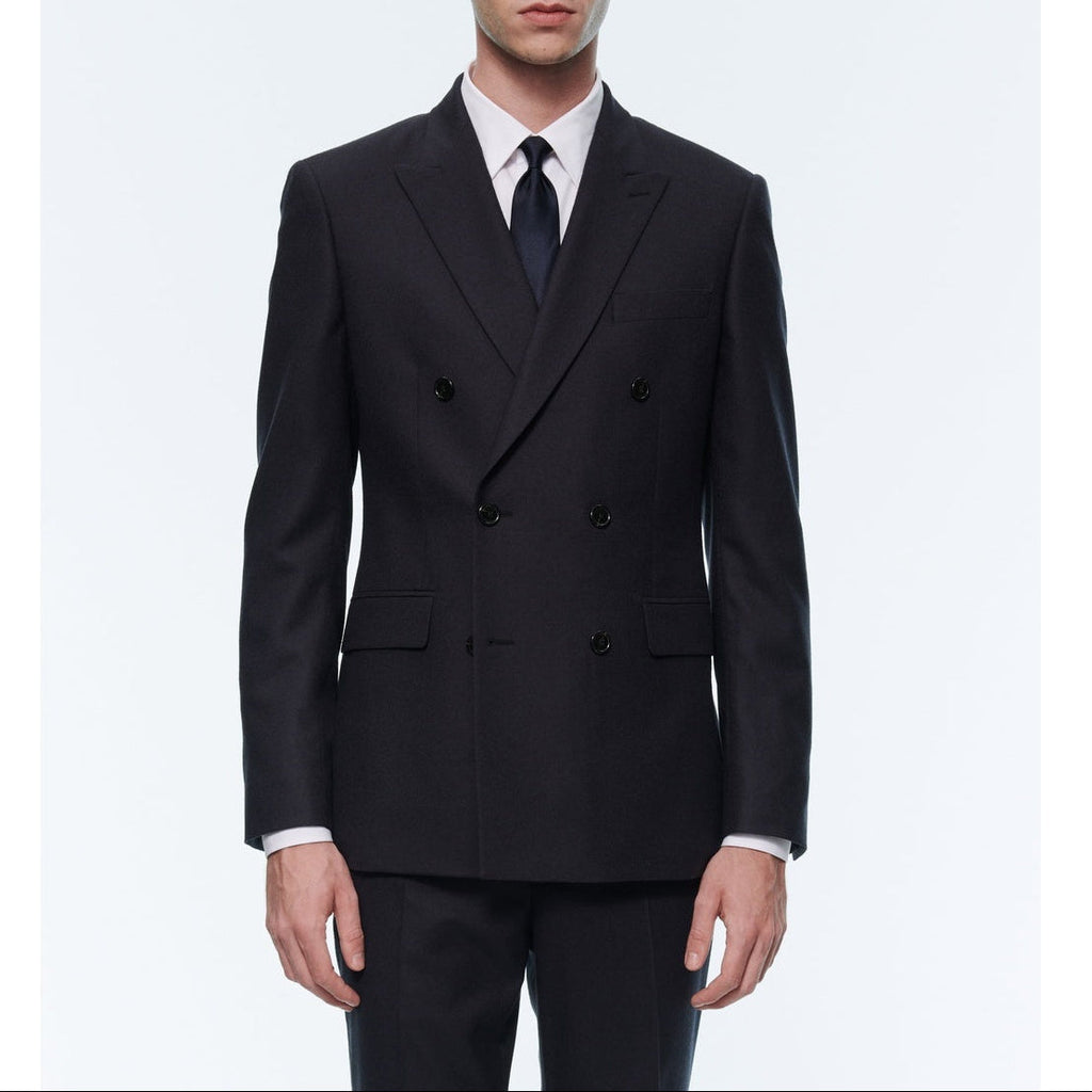 Fursac - Veste Croisée Flanelle - Carbone
