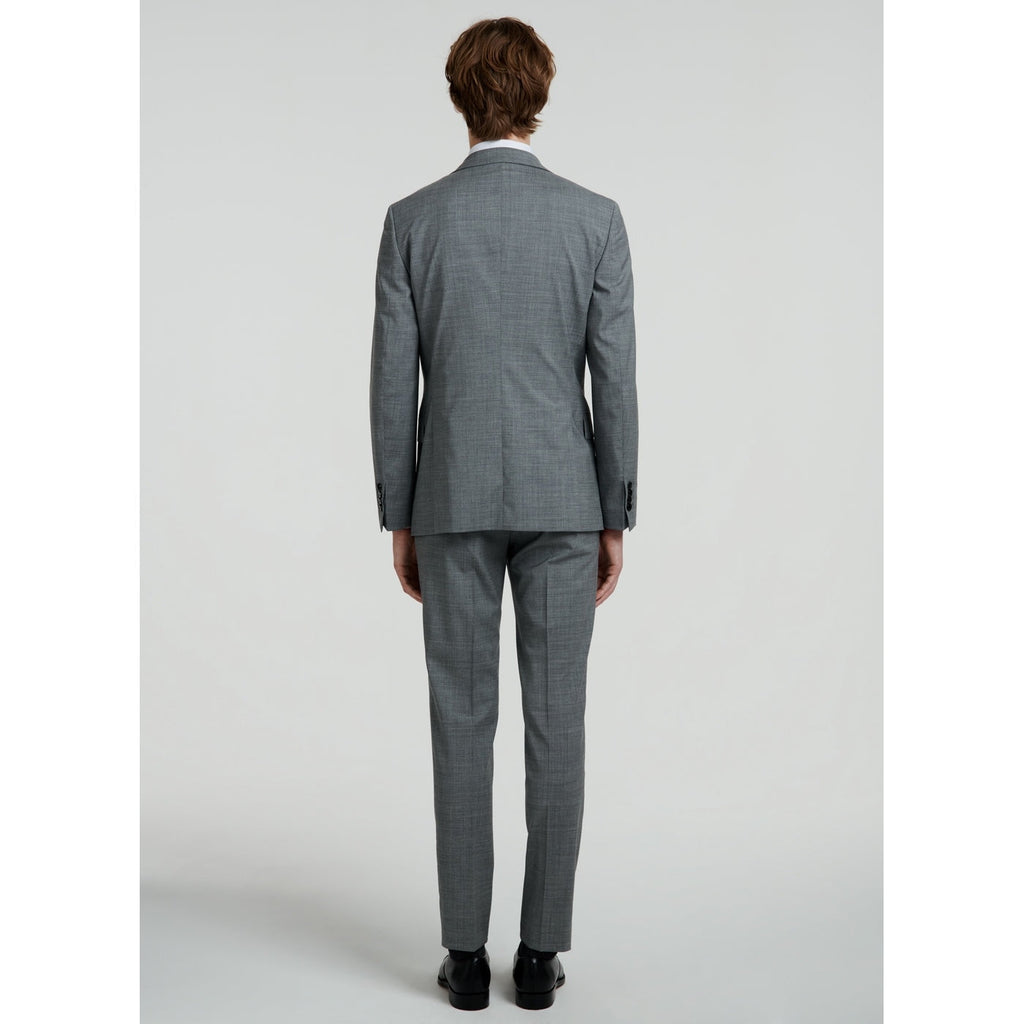 Fursac - Gray Fil À Fil Wool Jacket - Light Gray - Fil À Fil