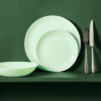 Diwali - 6 Platos Hondos Paradise Green - Verde - 20 cm - Luminarc