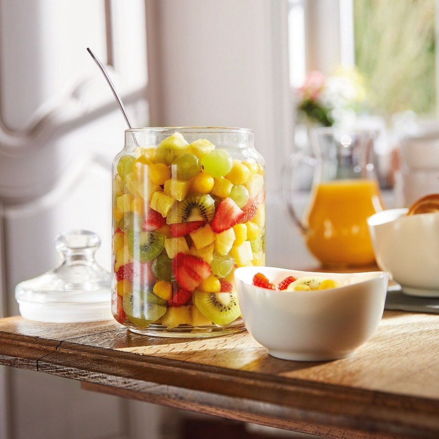 Pure Jar Club - 2 Airtight Storage Jars - Extra-Durable Tempered Glass - 2L - Luminarc