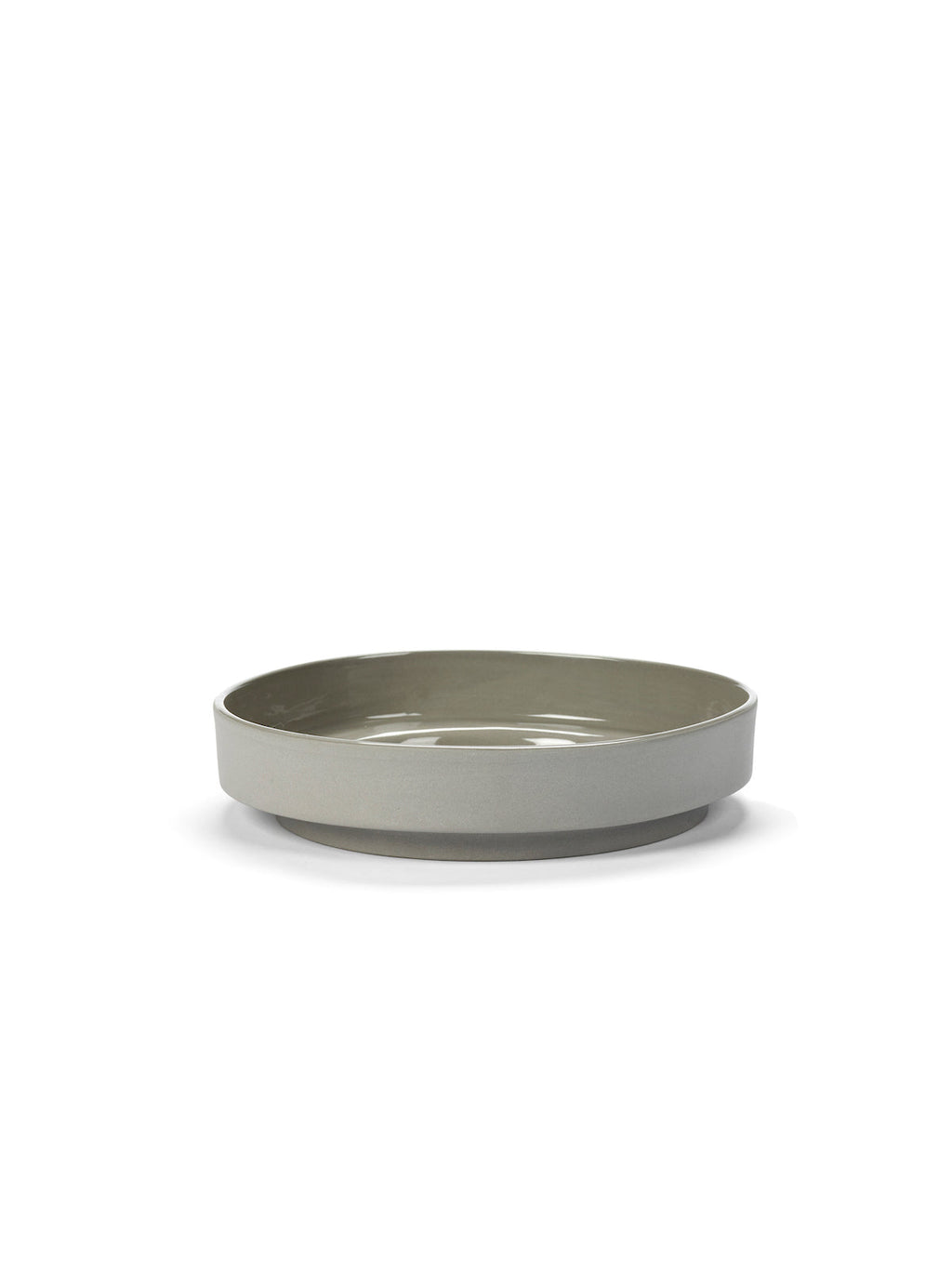 Lot De 4 Assiettes Haute - Gris Clair Inner Circle - By Maarten Baas