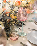 Swirly Spring - 4 vasos de agua Spring - Multicolor - 36 cl - Cristal D'Arques