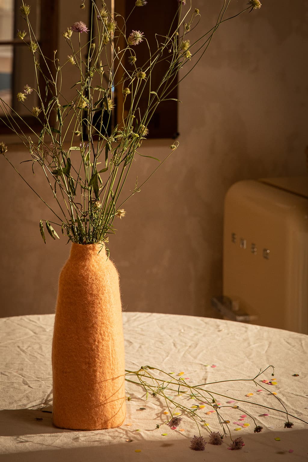 Cache Vase Cloche Uni - Blush