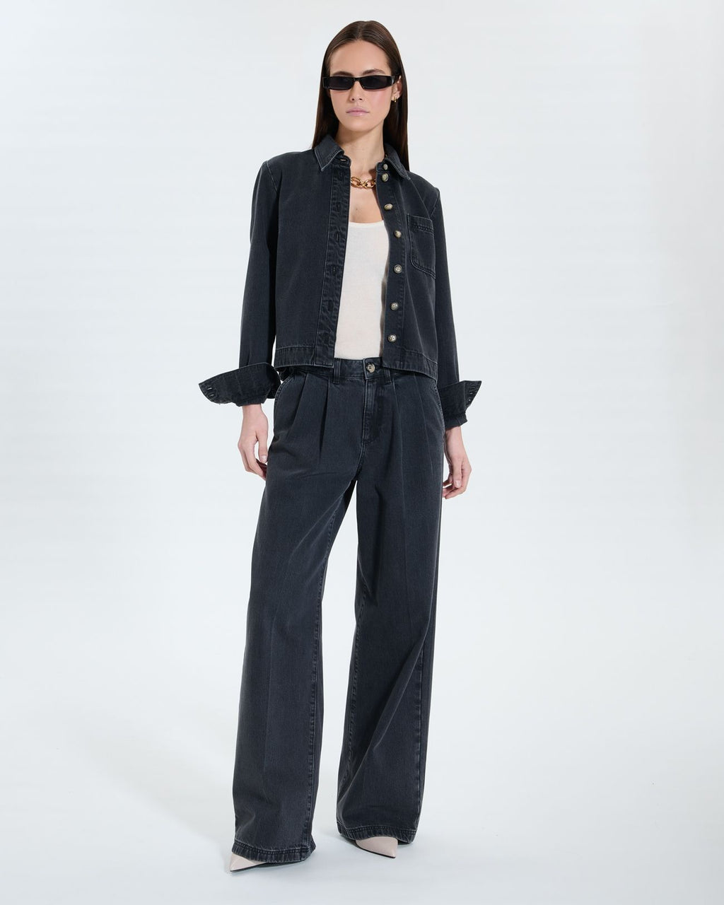 Chemise en jean noire_2
