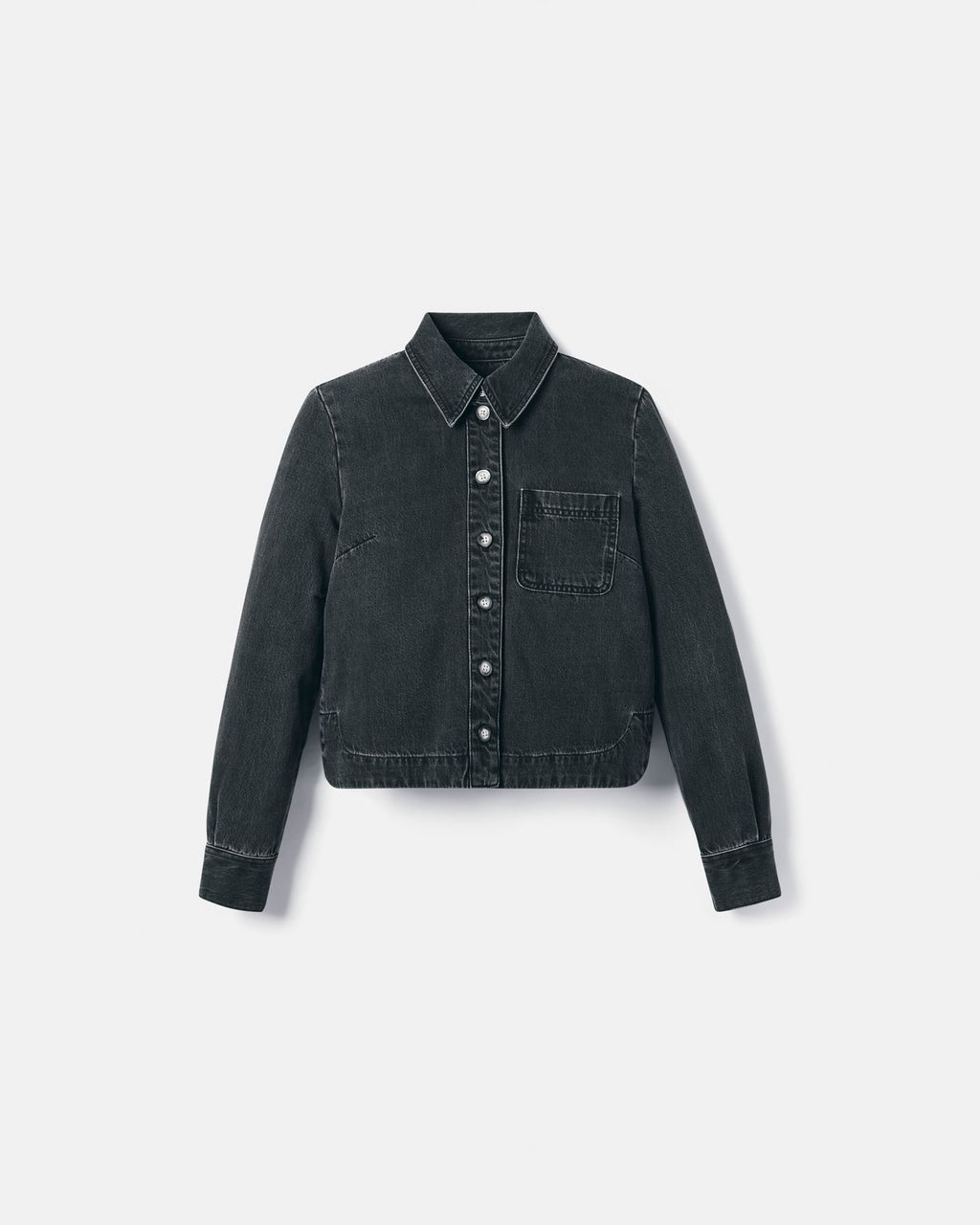 Chemise en jean noire_5