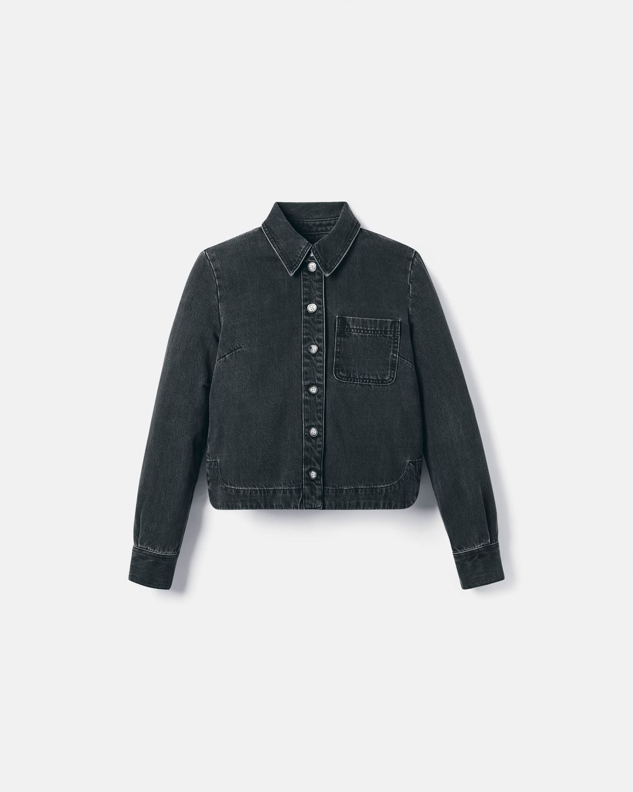 Chemise en jean noire_5
