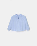 Fluid sky blue cotton shirt_5