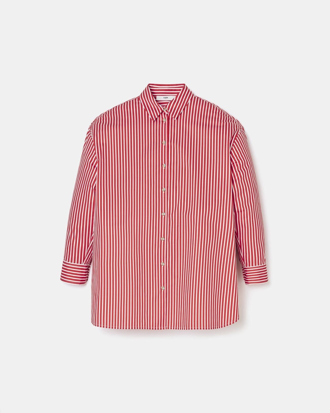 Chemise en popeline à rayures_6
