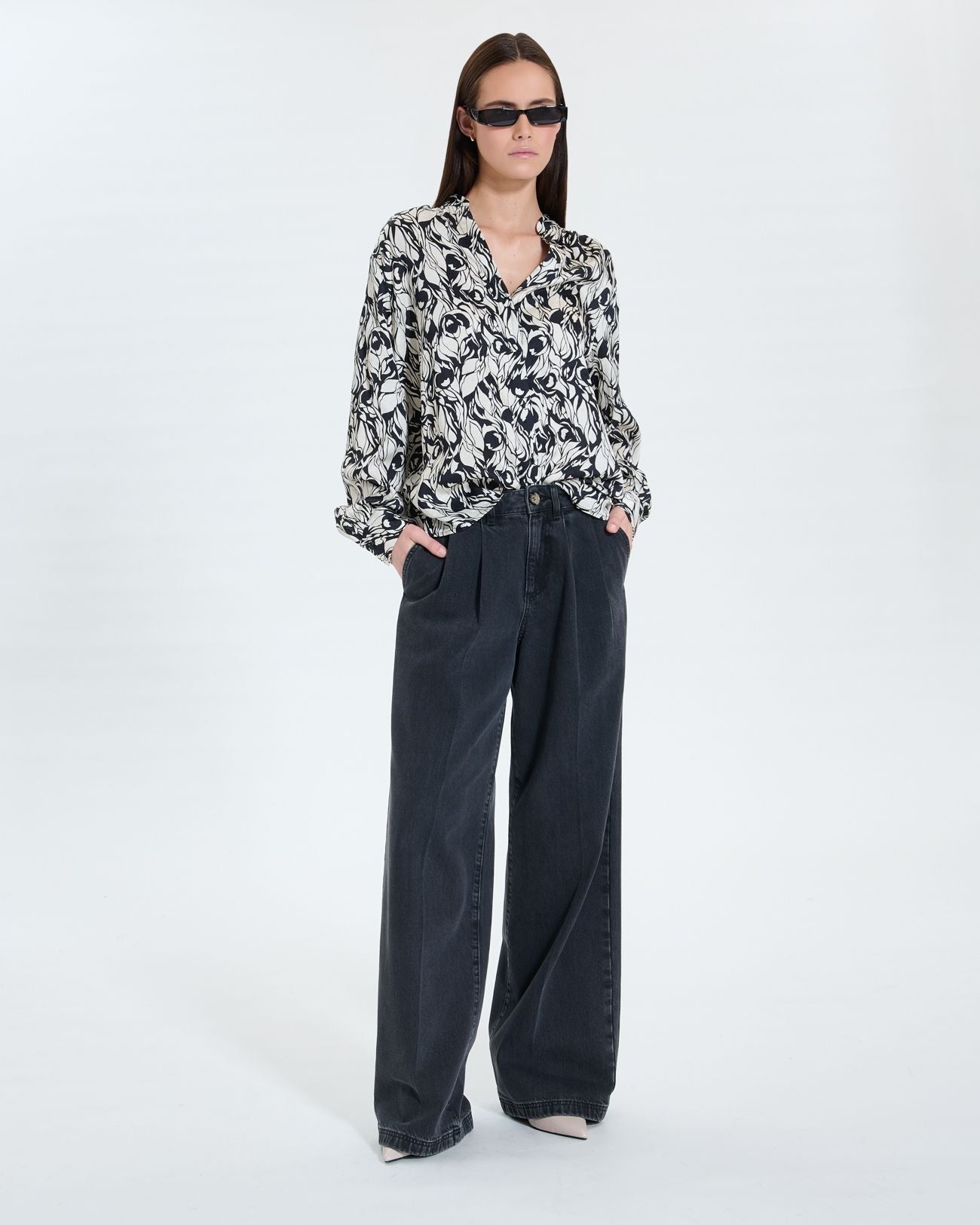 Flowy floral print blouse_2