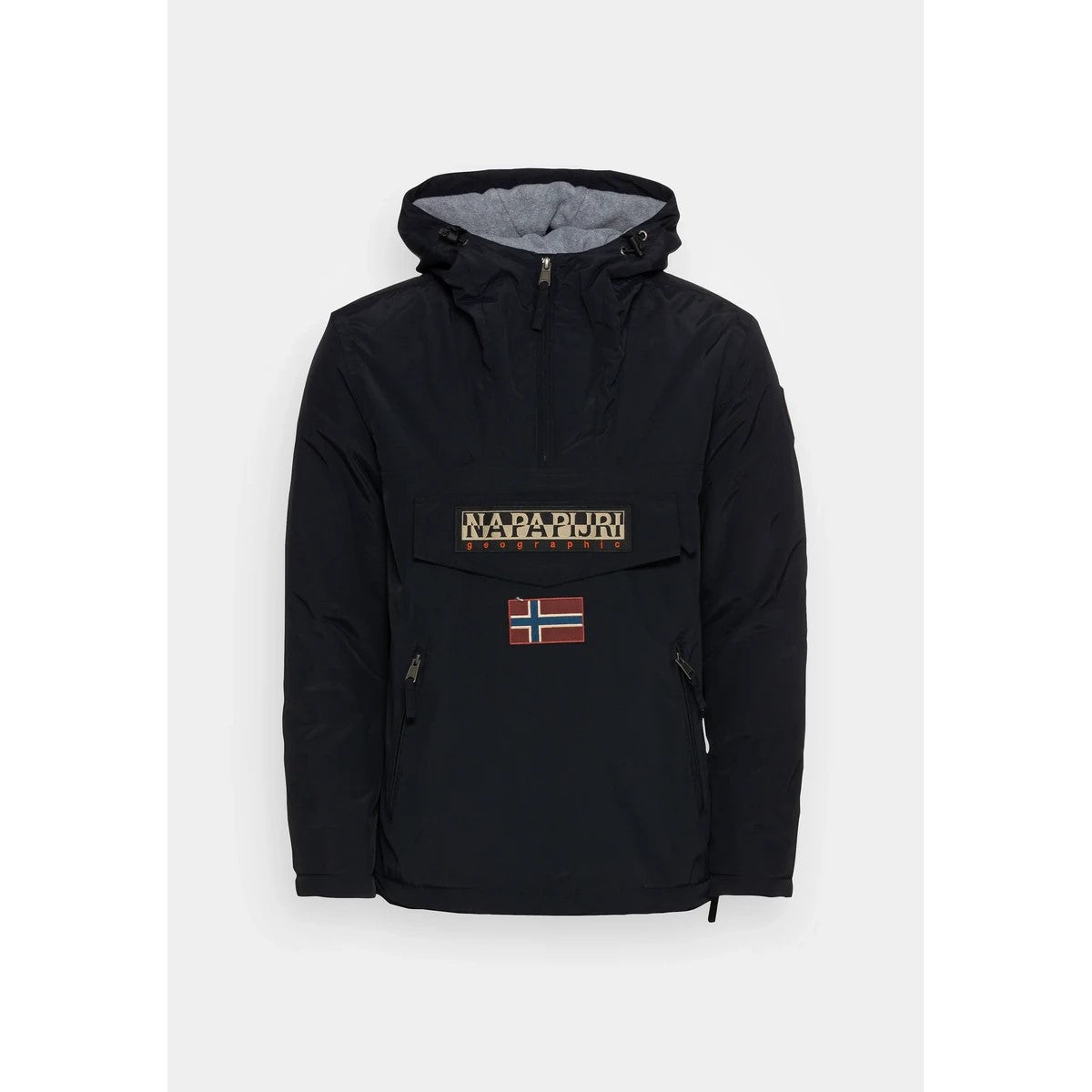 Anorak Rainforest Pocket 2 - Black - Unisex