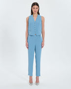 Blue sleeveless vest_4