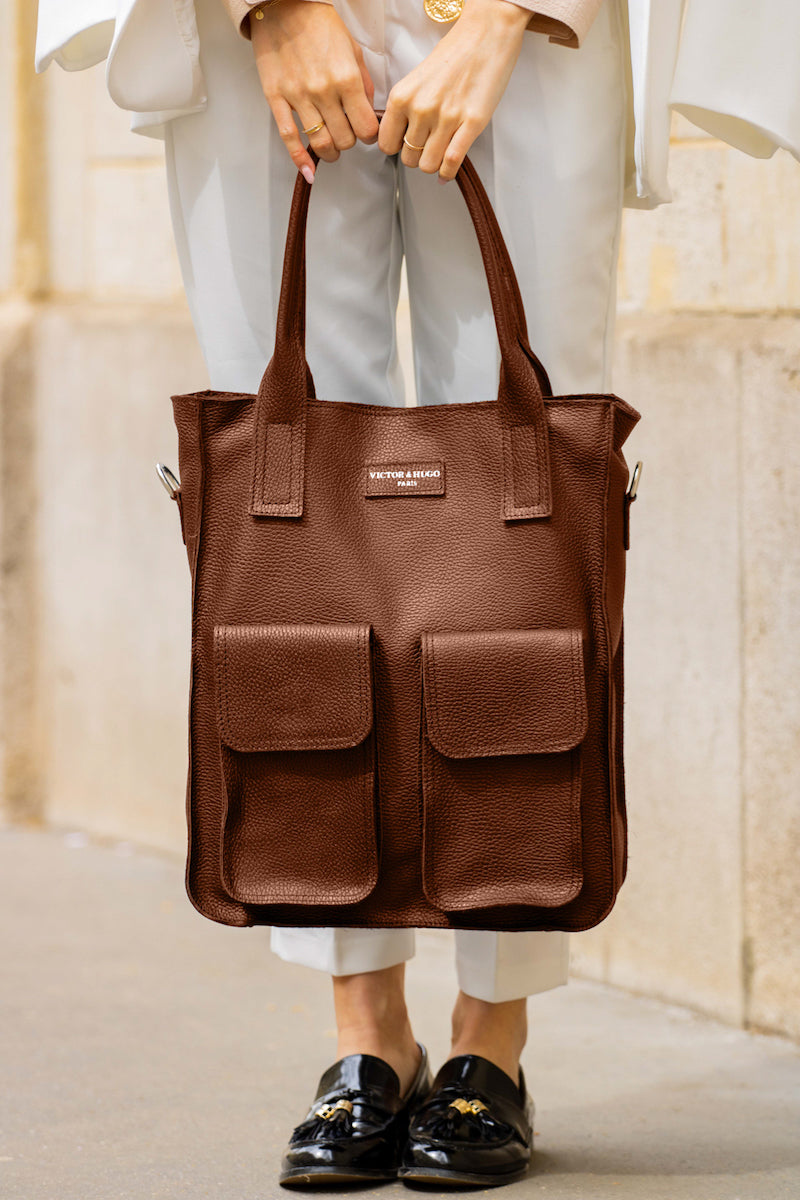 Bolso de mano Noa - Marrón