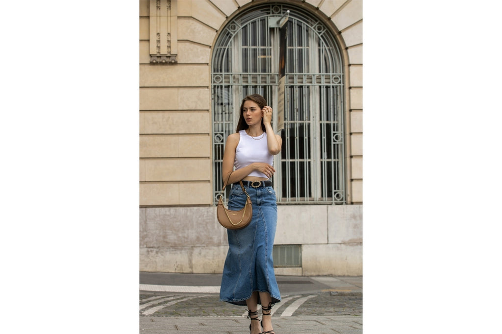 Bolso de mano Tiva - Marrón