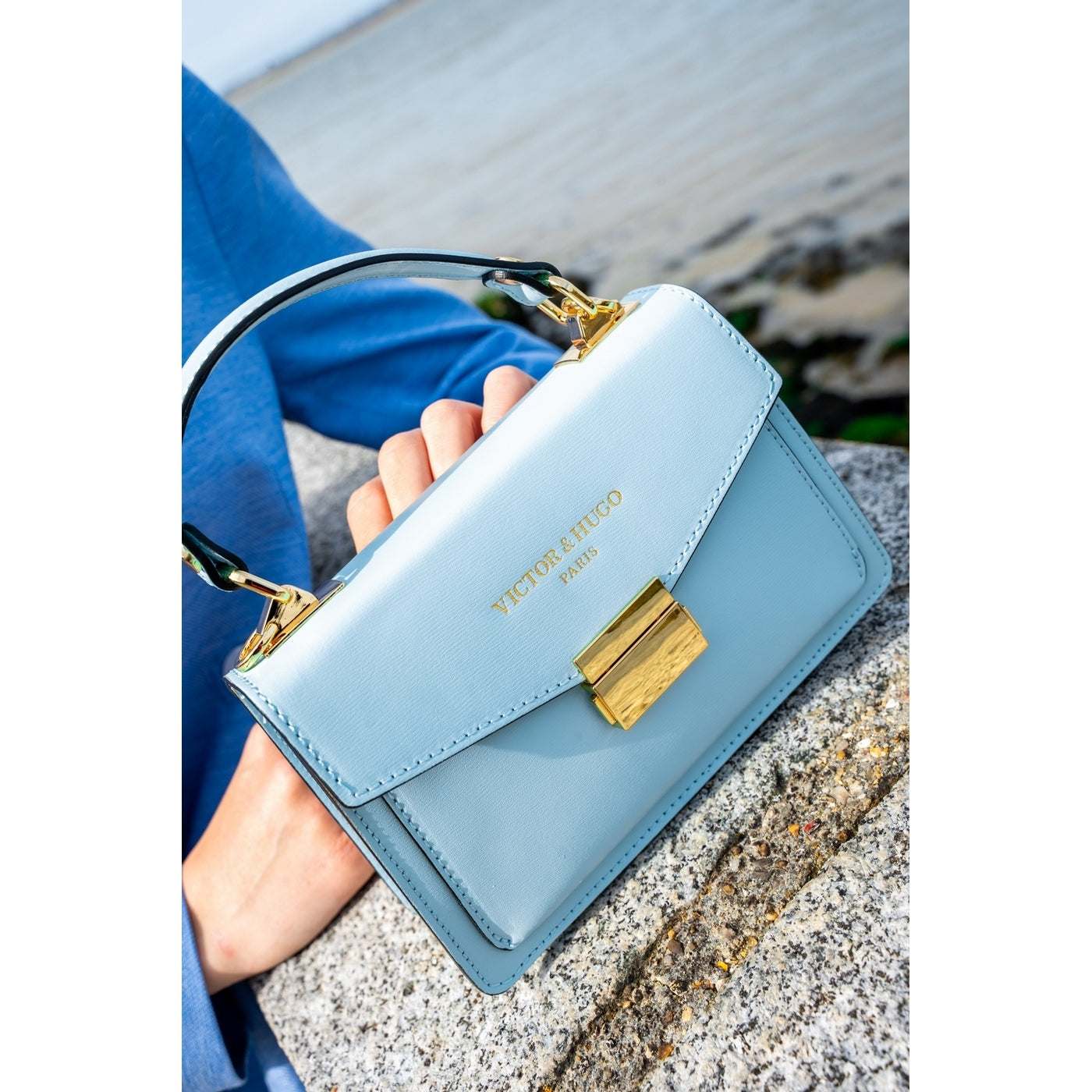 Sac A Bandouliere Leah - Bleu Ciel