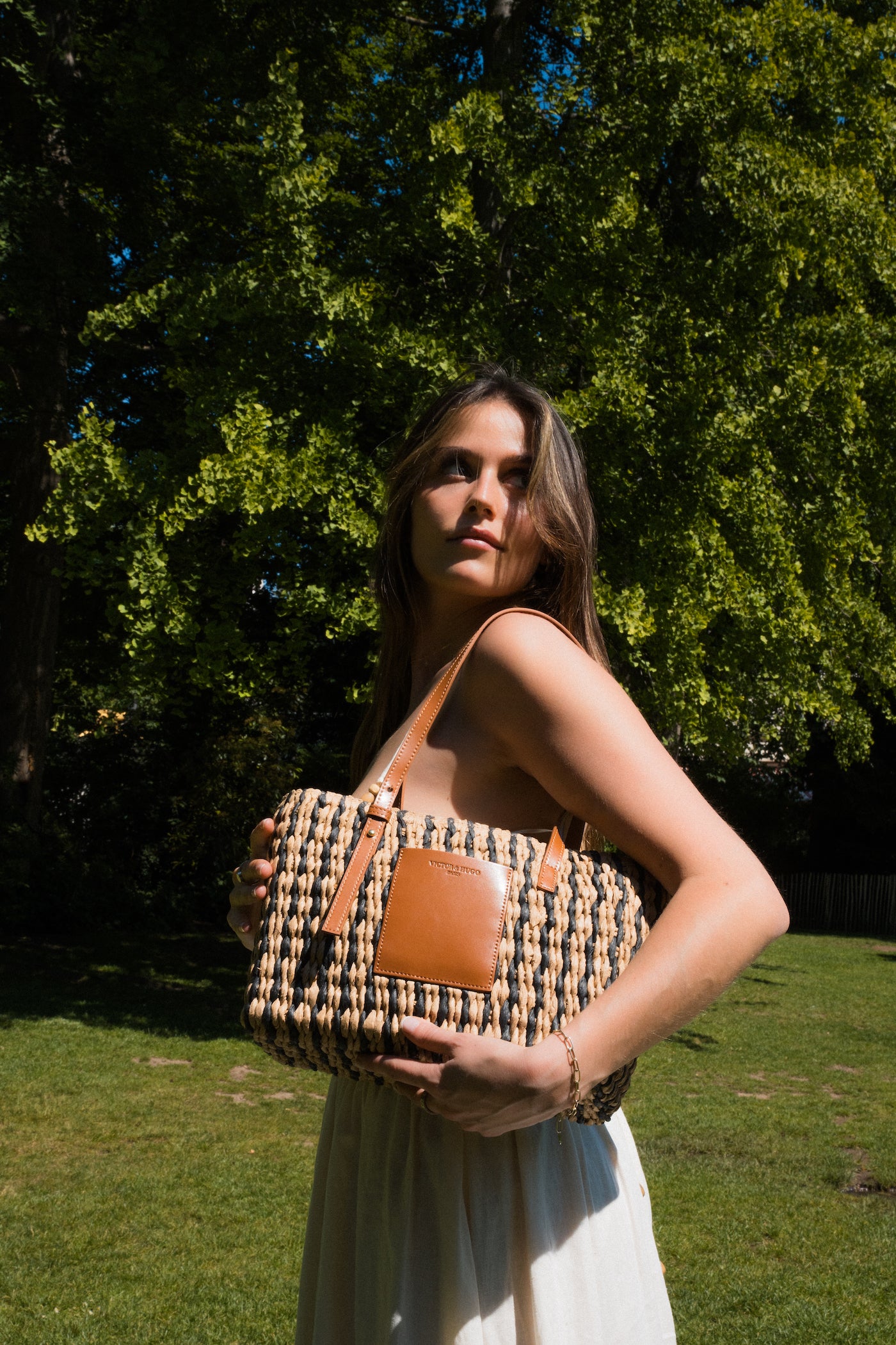 Sac A Bandouliere  Azura - Cognac / Multi Beige