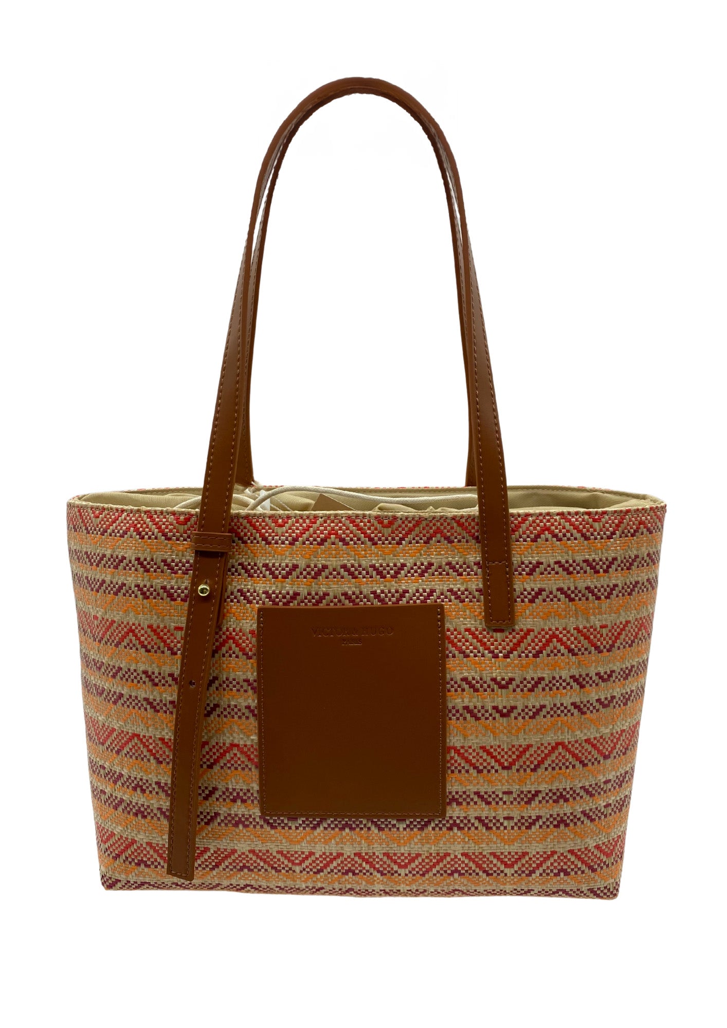 Azura Shoulder Bag - Cognac / Multi Bordeaux