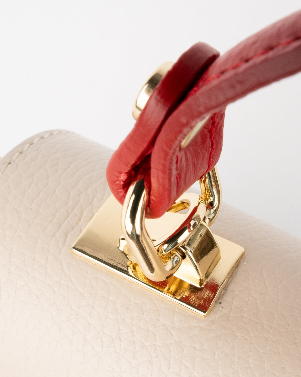 Sac A Bandouliere  Giverny - Marron + Beige + Rouge