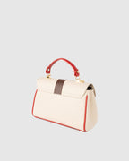 Sac A Bandouliere  Giverny - Marron + Beige + Rouge