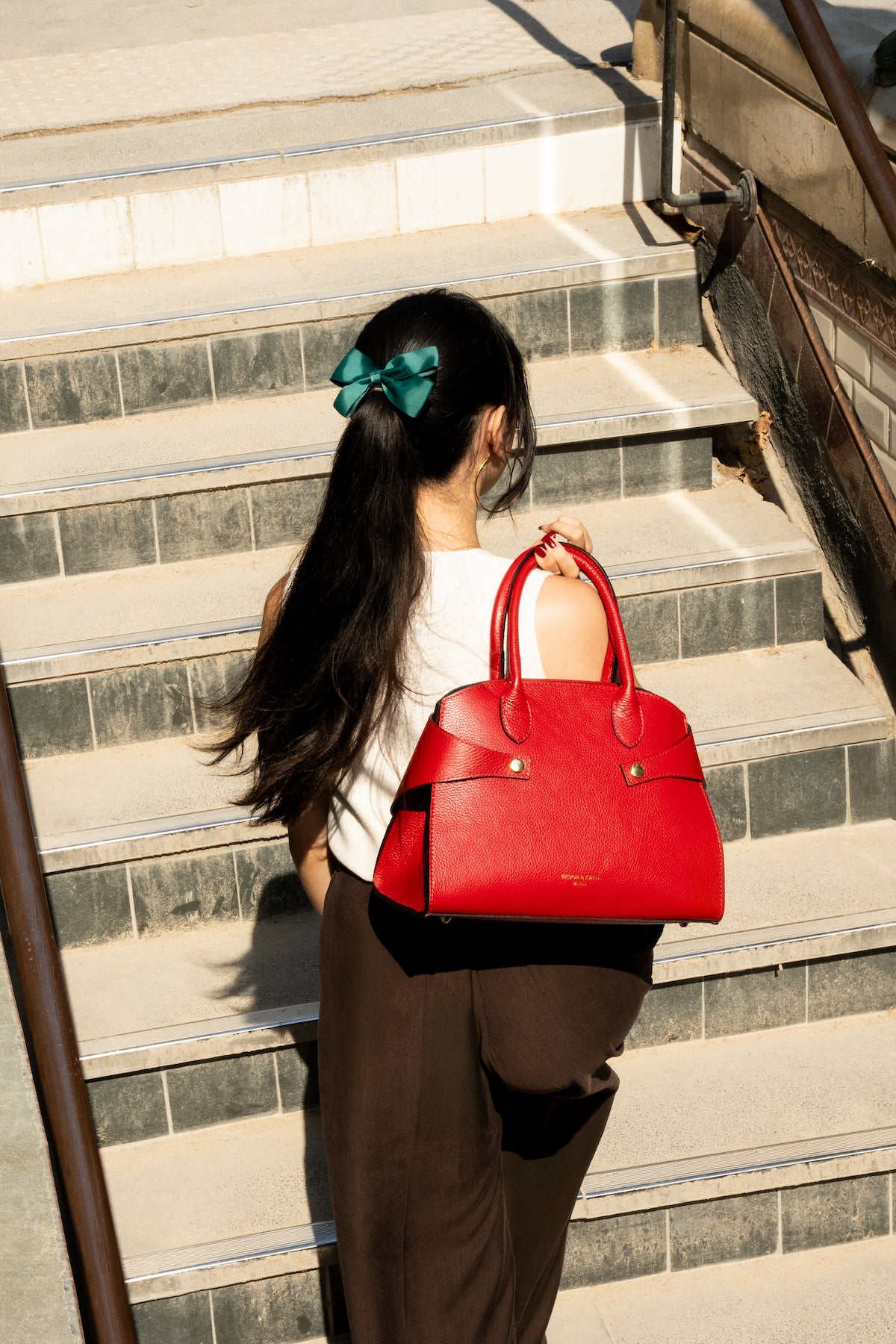 Sac A Bandouliere  Luzd - Rouge Fonce