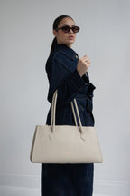 Sac Porte Epaule Oxa - Blanc Casse