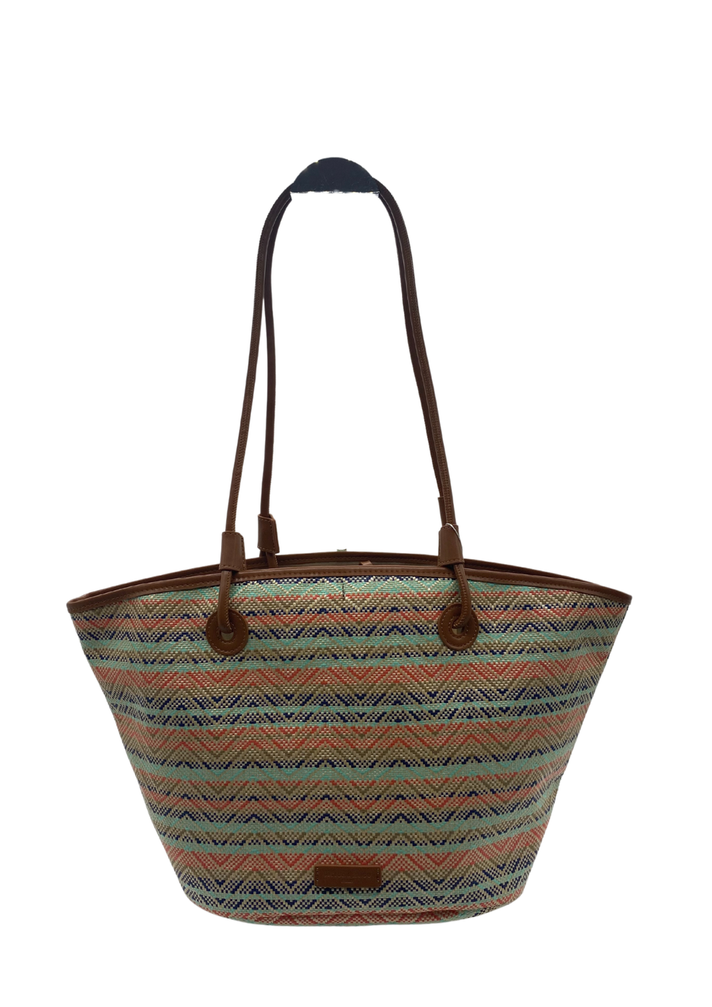 Sac A Main  Solea - Cognac / Multi Bleu