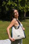 Zaya Shoulder Bag - Navy Blue