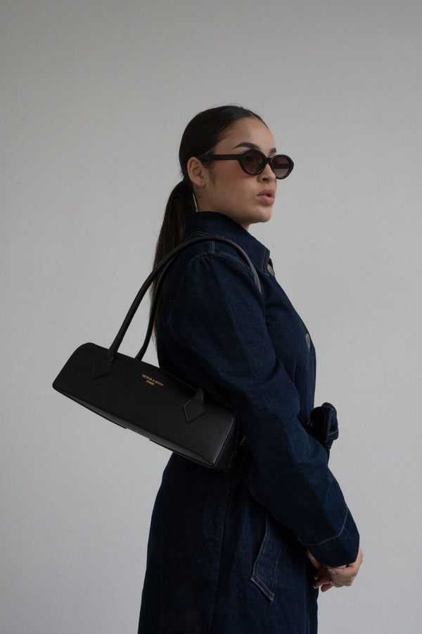 Bolso de hombro Zhora - Negro