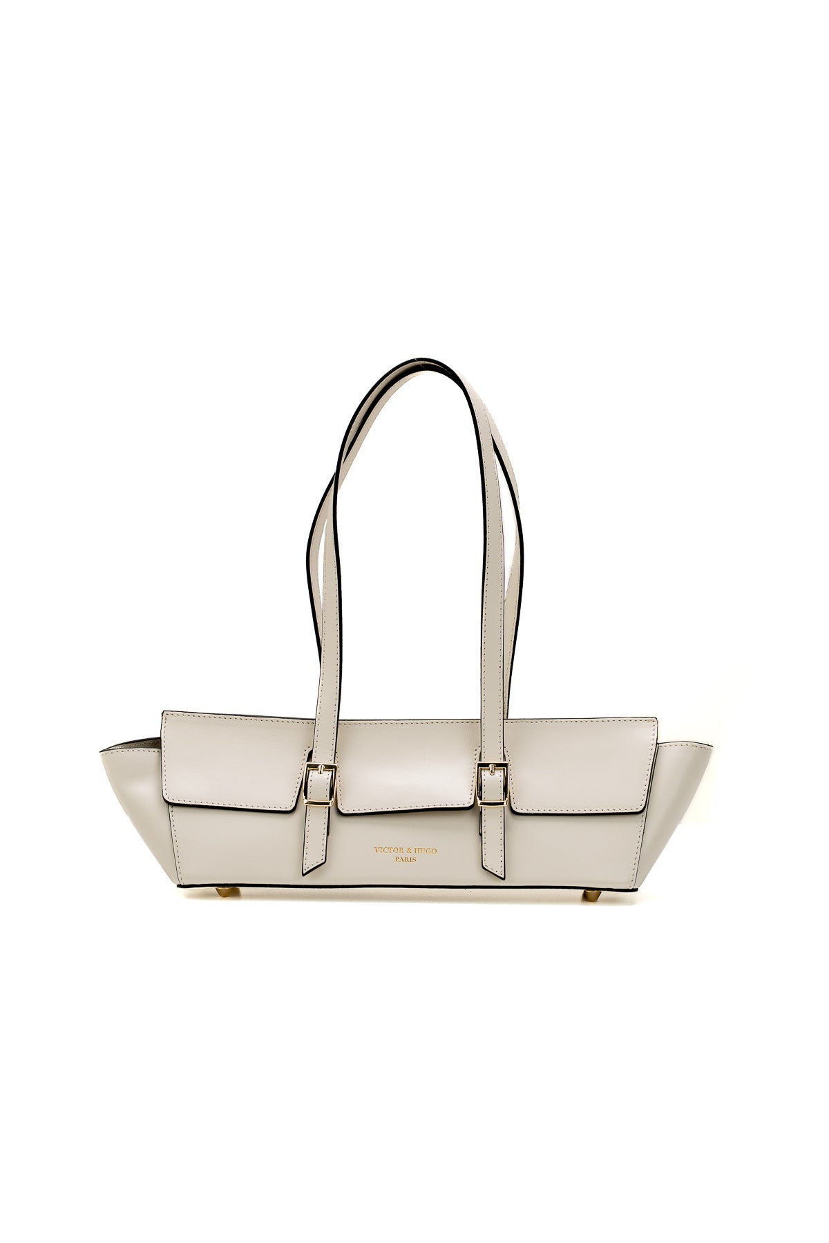 Briana Box Shoulder Bag - Beige