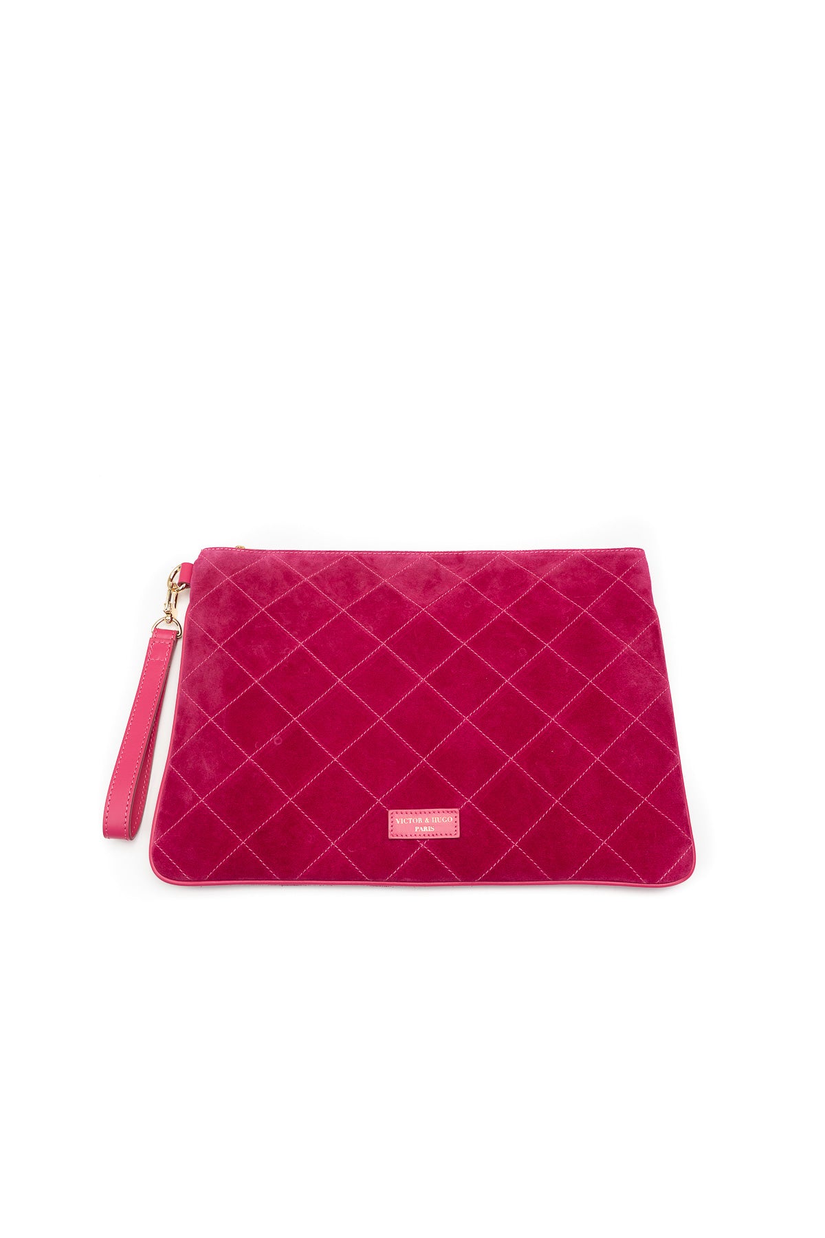 Clay Clutch - Fuchsia