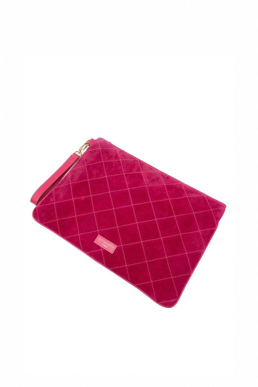 Clay Clutch - Fuchsia
