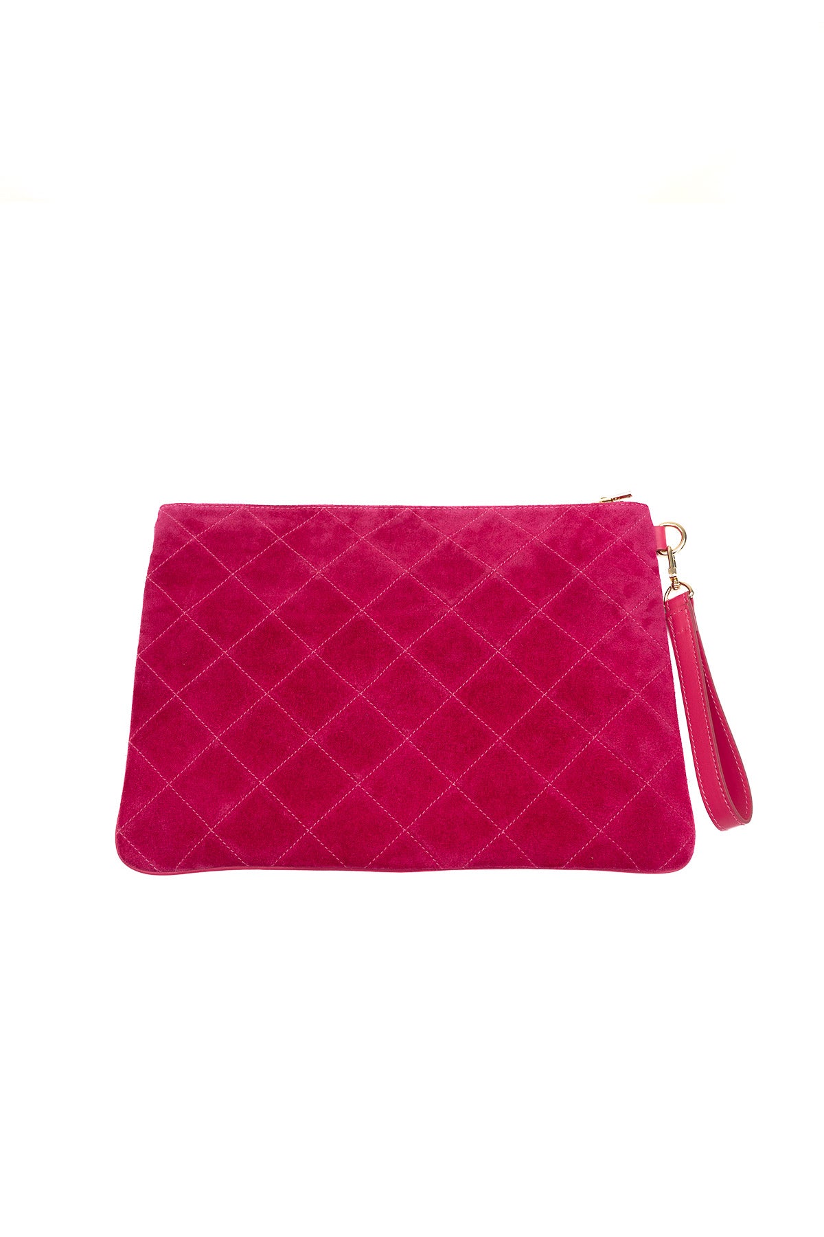 Clay Clutch - Fuchsia