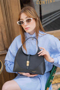 Sac A Bandouliere Dahlia - Noir