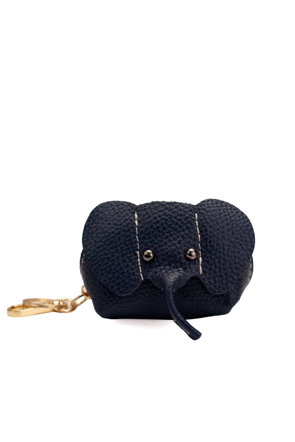 Porte Monnaie Jim - Bleu Marine/Blanc Casse