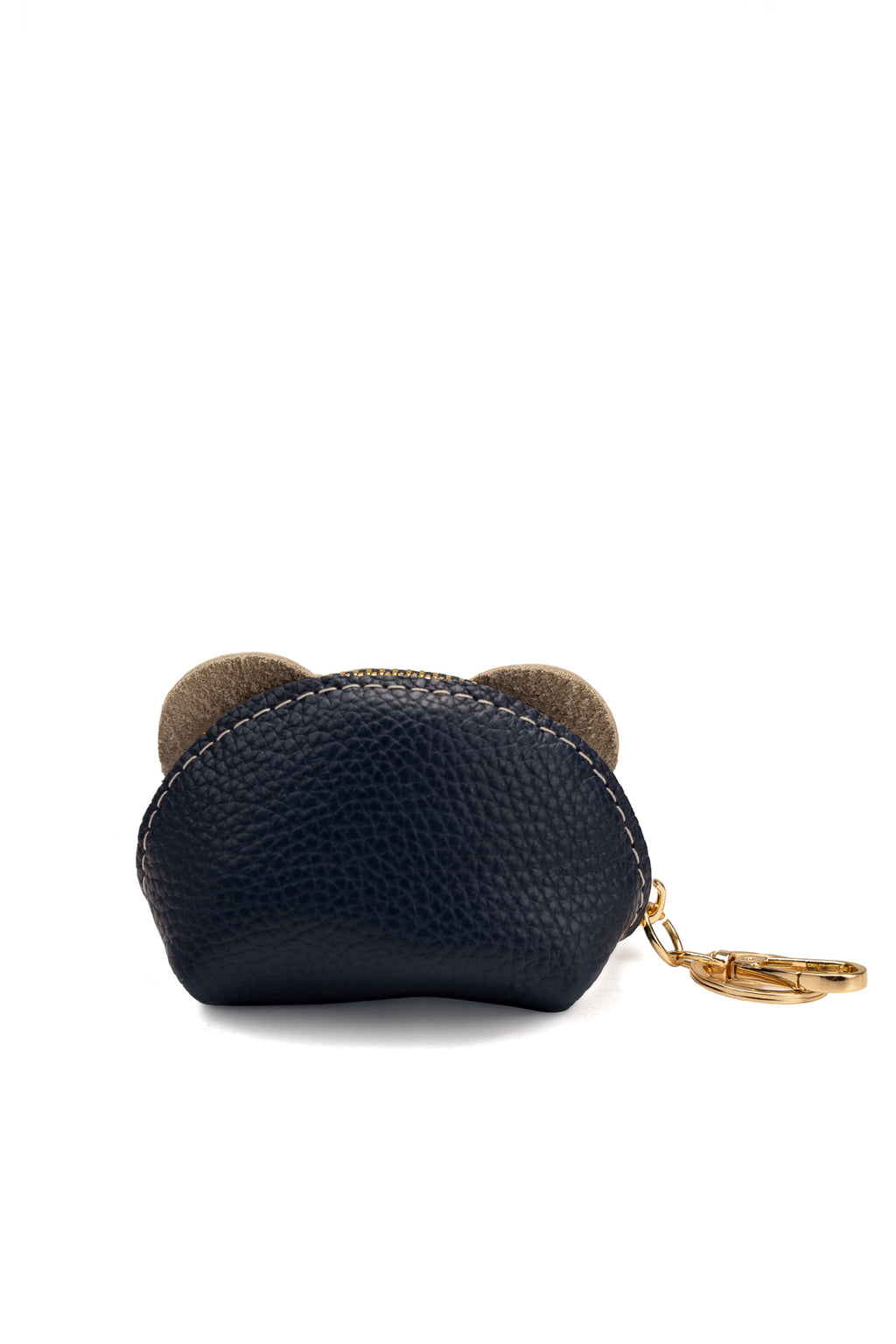 Porte Monnaie Jim - Bleu Marine/Blanc Casse