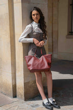 Sac Porte Epaule Lili - Bordeaux