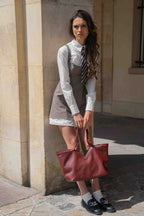 Sac Porte Epaule Lili - Bordeaux