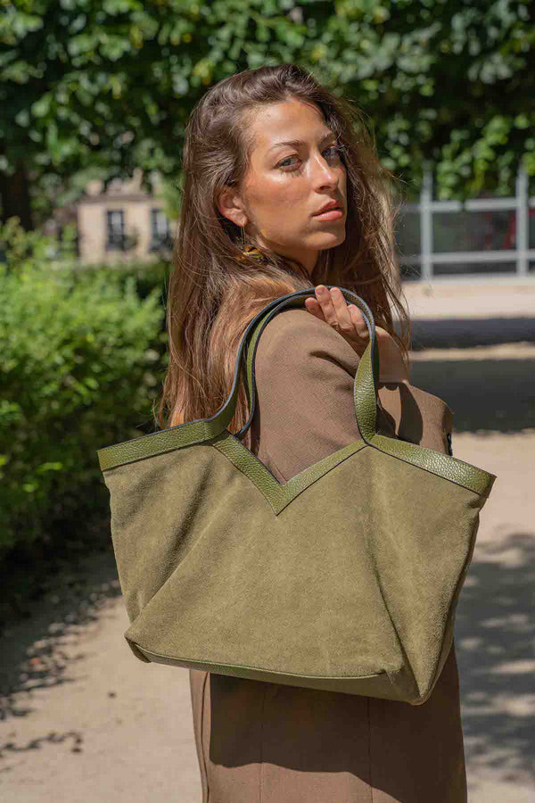 Siri Shoulder Bag - Olive Green